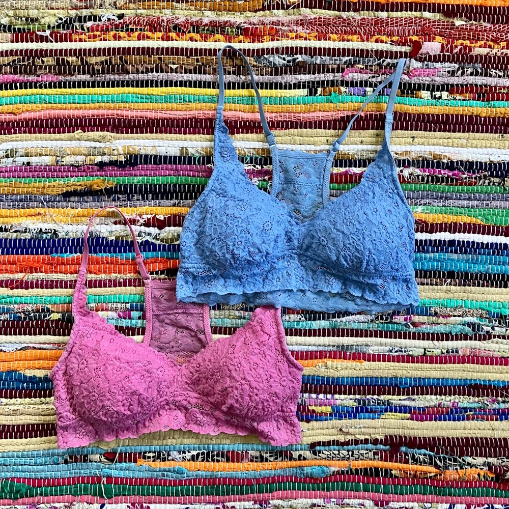 aerie ~ Bundle of 2 lace bralettes